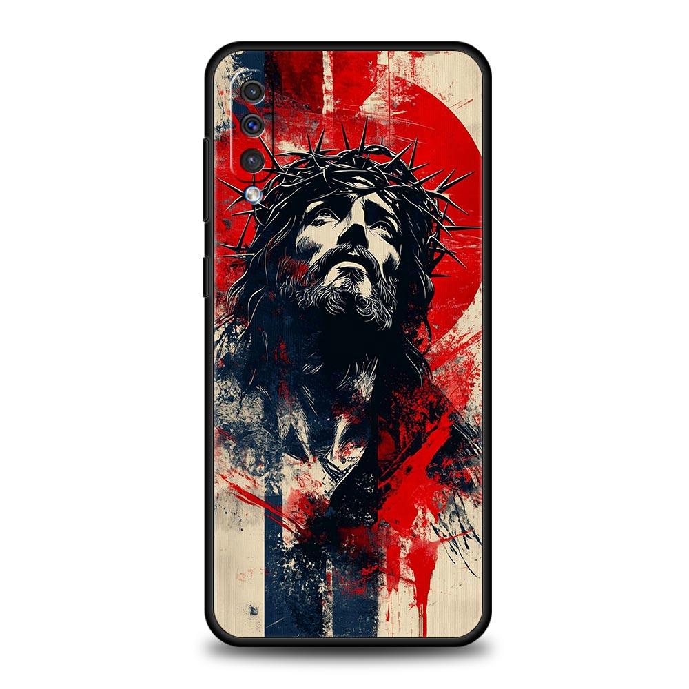 Case Faith Christian Religious Jesus For Samsung A24 A12 A14 A16 A32 A50 A70 A20E A20S A22 A34 A54 A42 A52 5G A04s A06 Cover