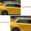 Dreieckige Heckfenster-Jalousien Abdeckleiste für Subaru Impreza WRX STI 2011-2014
