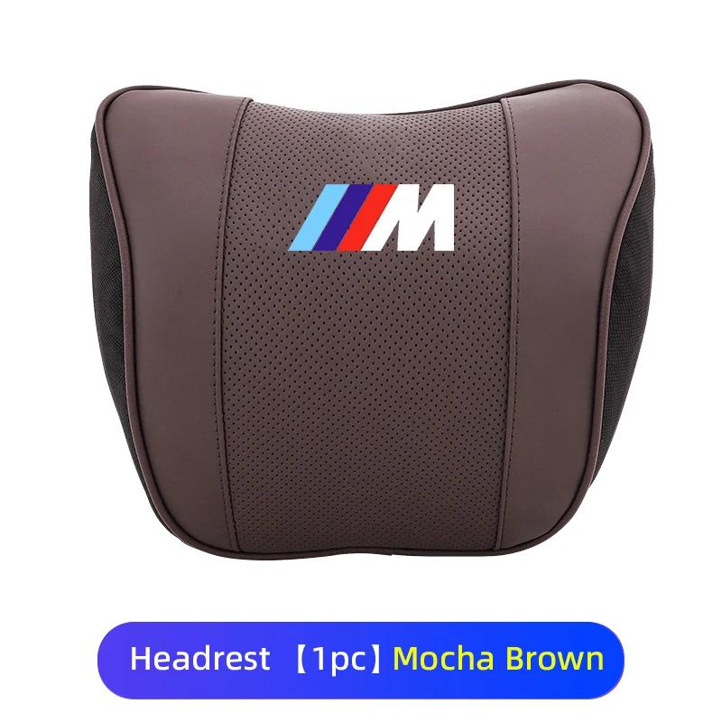LXEQ4 New 2025 Car Lumbar Support Headrest Waist Neck Pillow Auto Seatrest Cushion For BMW M Power Sport M1 M3 M4 M5 M6 E90 E39 F30 F1