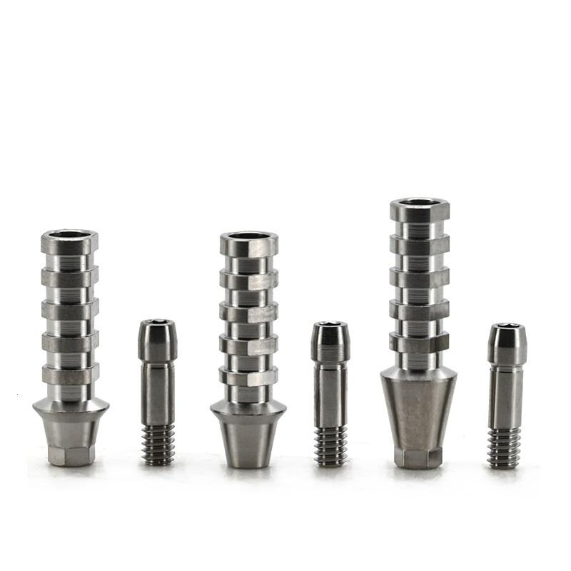 5pcs Osstem TS GS Titanium Temporary Abutment Implant Hiossen ET Cement Retained Temporary Abutment Dental Abutment