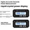 DC 8V~99.9V Black Universal LCD Digital Display Voltage Power Indicator Tester Acid Battery Lithium For Electric Vehicles