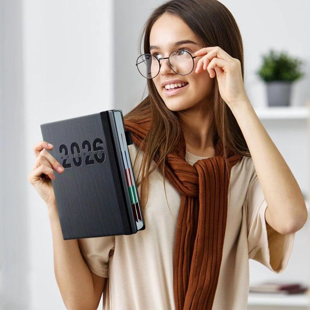 English a5 Agenda Planning Notebook 12 Months To-do List Notebook Office Work Planner  Stationery