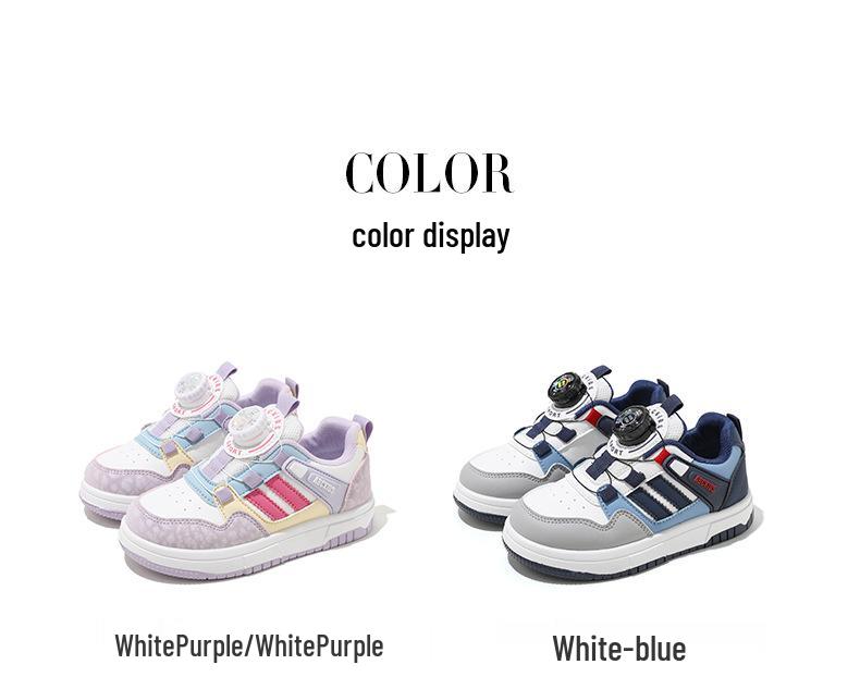 ABCkids2026 Spring Kids Casual Shoes - Thick Sole, Color Magic Sticker, Unisex Children's Sports Sneakers.