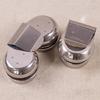 Double Dipper Painting Pots Container Palette Cup Metal Pallete Cup Oil Paint Pots Art Supplies for Drawing