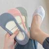 Women Invisible Boat Socks Spring Summer Solid Color  Wild Shallow Mouth Slipper Cotton Sock