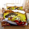 Candy Candy 3D Kawaii Anime Beddengoed Set Enkel Twin Volledig Queen King Size Dekbedovertrek Sets voor Volwassen Kind Slaapkamer