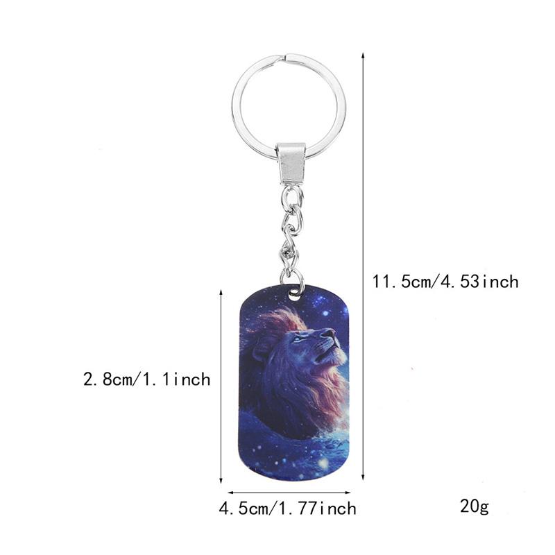 1ks Přívěsek Jednoduchý styl Gravírovaná Klíčenka Pamětní Dárek Ruská Klíčenka Módní Doplňky Kovová Rodinná Klíčenka