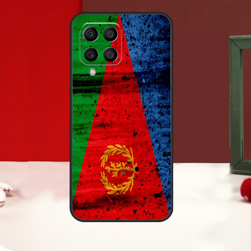 Eritrea Flag Case For Samsung Galaxy M55 M35 M15 M56 M36 M16 M31 M21 M13 M33 M53 M12 M32 M52 M14 M34 M54