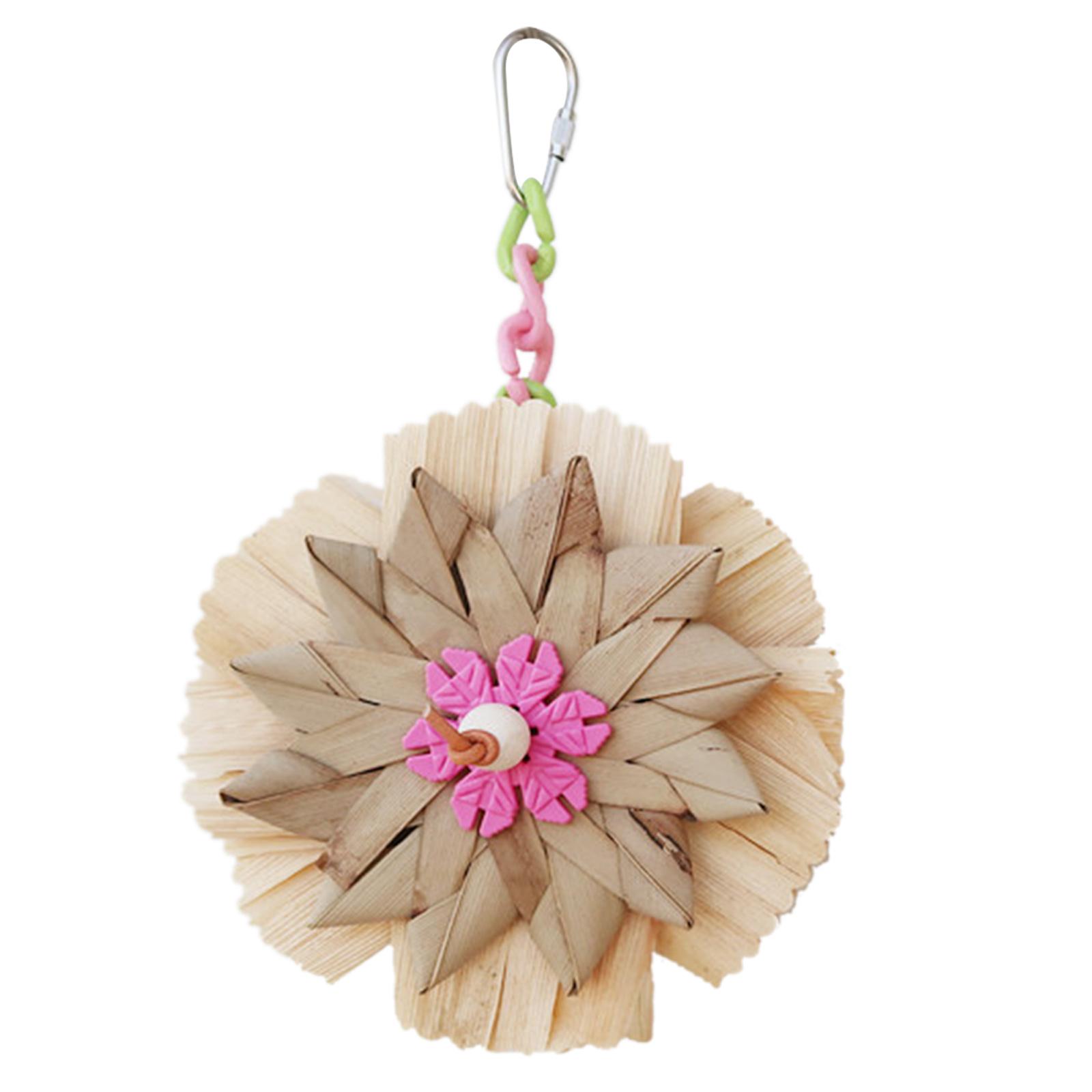 

Жевательная игрушка для попугаев, жевательная соломинка, принадлежности для обучения полости рта, натуральная соломенная молярная пластинка для домашних птиц, разрывающая шлифовка 2