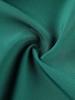 Plus Size Emerald Green Sequin Waist-Cinched Long Pleated Dress with Wide-Hem Skirt and Long Sleeves for Formal Banquets.