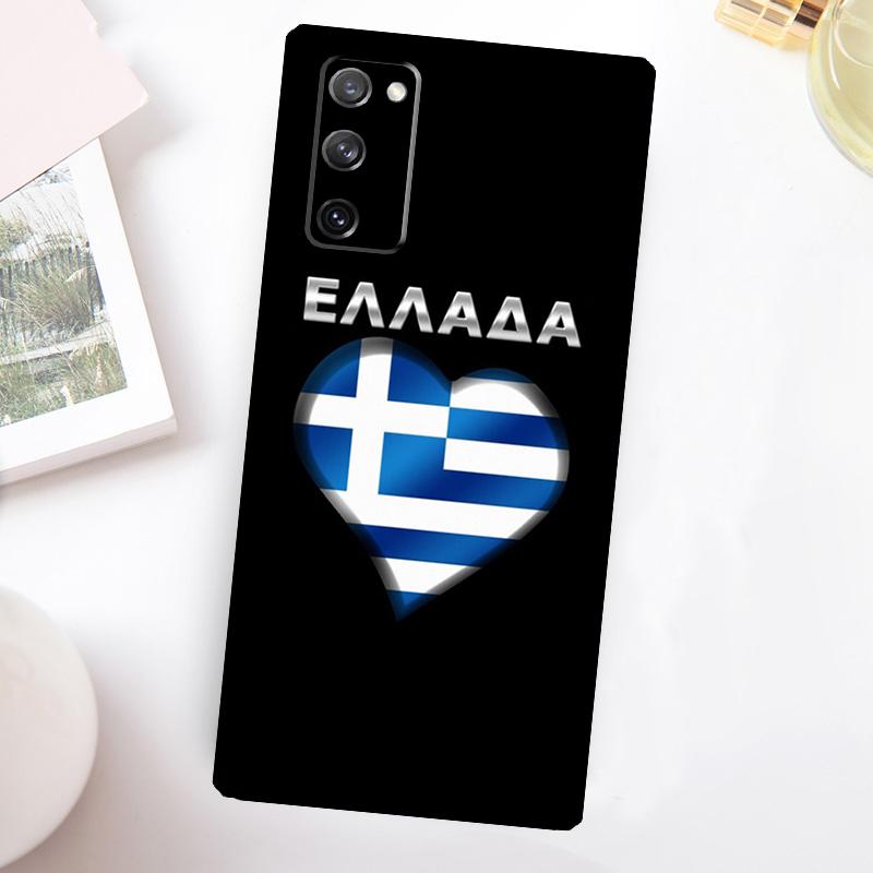 Greece Greek Flag Phone Case For Samsung Galaxy S26 S25 Ultra S24 FE S20 S21 FE S22 S23 Plus S10 S25 FE Cover