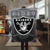 Black Raiders Printed Flannel Blanket, Soft Throw for Bedroom Sofa, Washable, Fan Merchandise, Great Gift.
