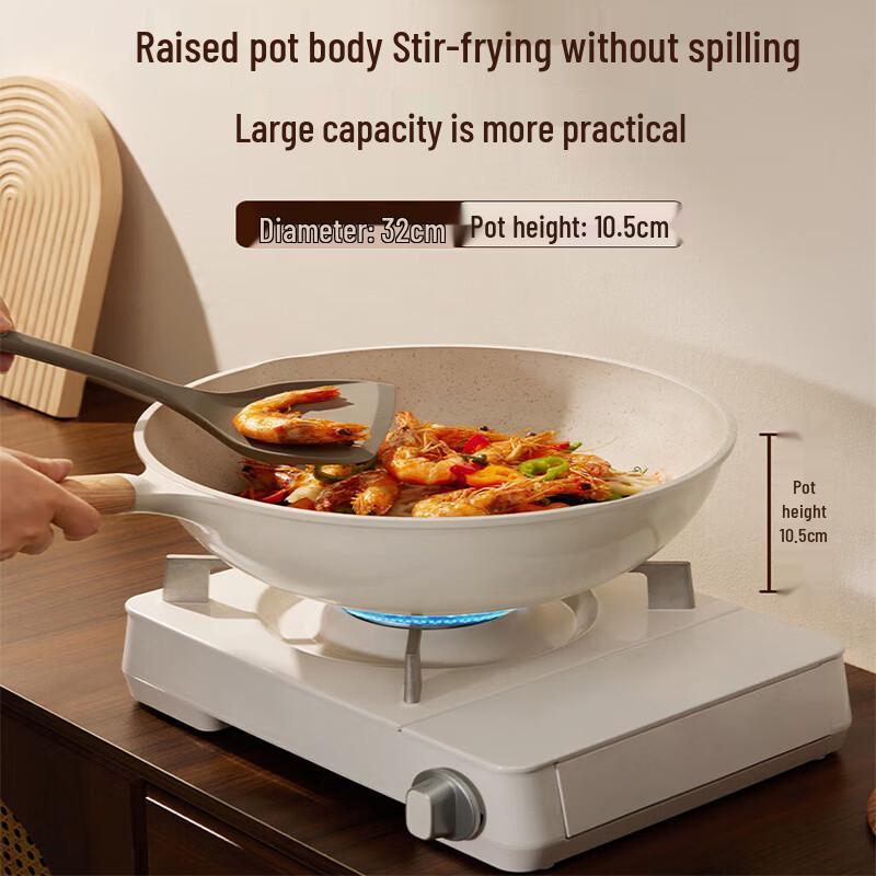 Cooker King 32cm Maifan Stone Non-Stick Wok
