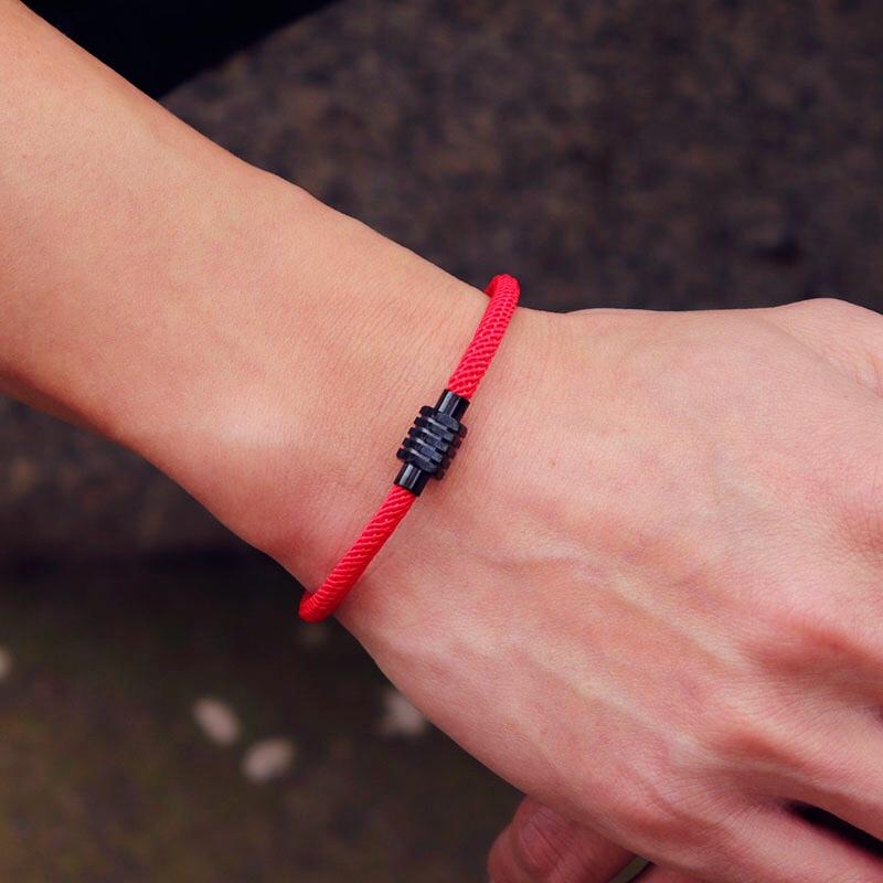 Minimalist Rope Bracelet Men Women 100% Unfading Magnet Couple Braclet Valentine Day Gift For Lover Good Luck Thread Braslet