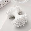 400pcs/lot Random Mixed Double Heads DIY Artificial Mini Pearl Flower Stamen Pistil Floral Stamen For Wedding Decoration DIY