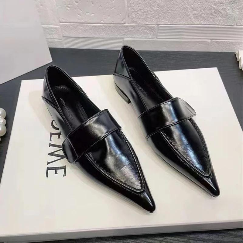 Pointed Toe Flats Women Loafers Shoes Summer Casual Walking Shoes Designer New Sexy Sandals Brand Dress Retro Femme Zapatillas