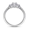 Lindon Classic 925 Sterling Silver Zircon Ring Ladies Jewelry Wedding Promise Party Gift