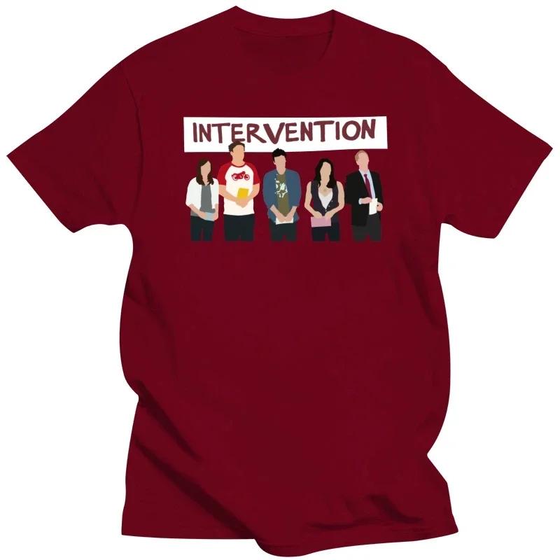 

Intervention How I Met Your Mother T Shirt Men Short Sleeve Cotton Tshirts Novelty T-shirt Leisure Tv Show Teddy Legendary Tee#Color(2) S