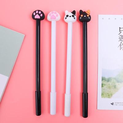 Creative Cat Head Cat Claw Neutral Pen Black Water Pen Student Signature Pen