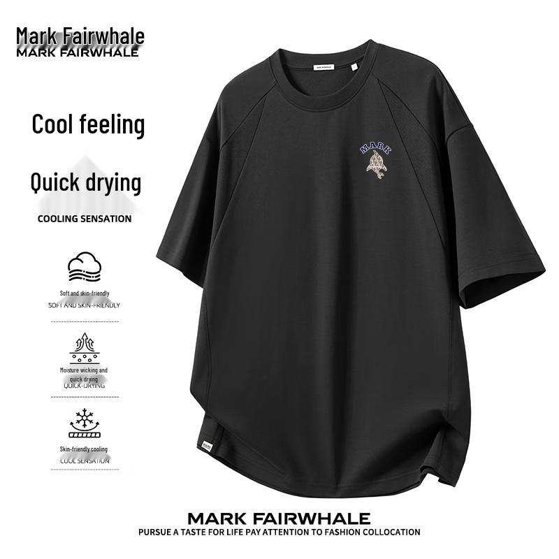 MARK FAIRWHALE Men s Sporty Quick-Dry Short Sleeve T-Shirt 2XL