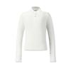 FILA Golf Series Fashion Simple Classic Casual Sports Versatile Comfortable Knitted Sweater Women sweater Jade-White A11W615418FWT