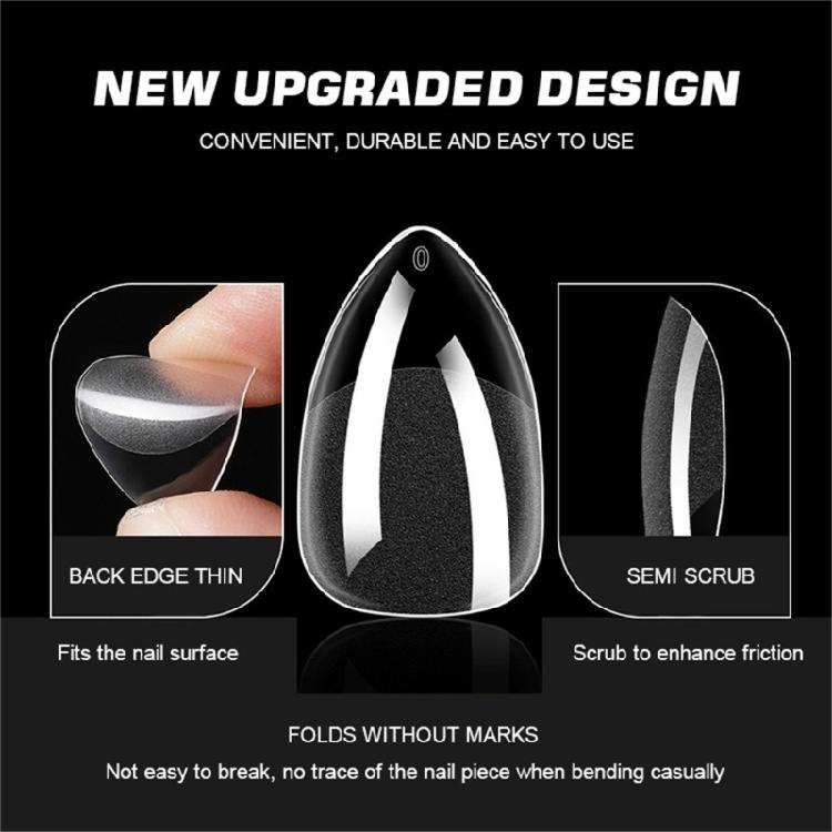 Nail 504pcs Tipssoft Matte False Gel Nail Tips Full Cover Acrylic False Nail Tips Press On Nail For Home Nail Salon