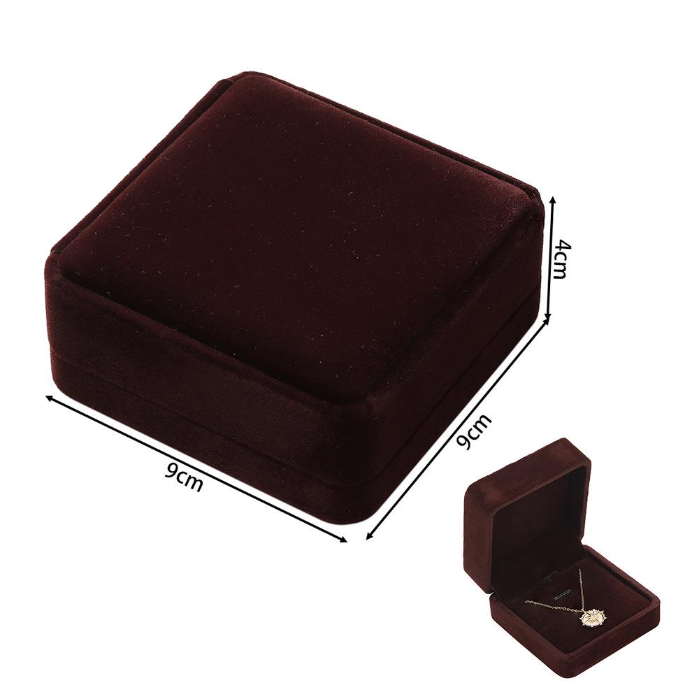Rounded Flannel Jewelry Box for Rings, Earrings, Pendants, Bracelets, Bangles, and DIY Packaging.