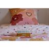 Parure de couette "Barbotine/California//Galaxie/Lola" toutes dimensions Réversible l'Effet Papillon - 140x200 - Rose