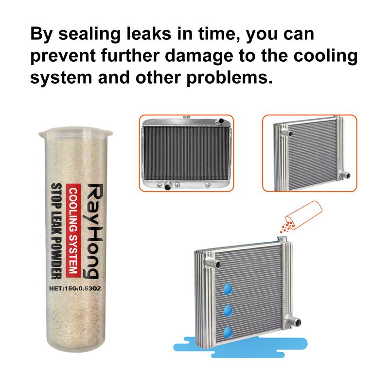 Car Cooling System Sealer Radiator Stop Leak Powder Car Car Radiator Powder Accessories Stop Leak Water