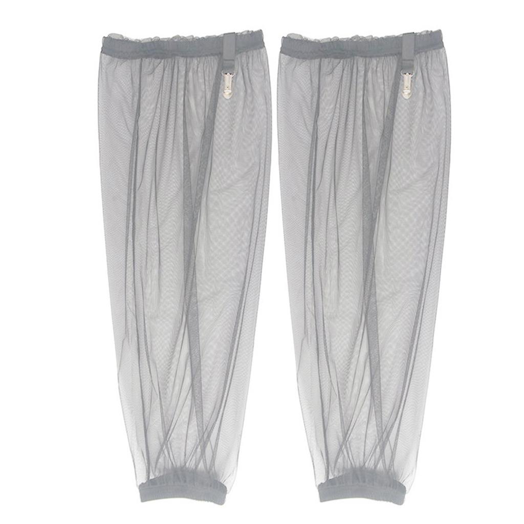 1 par de Mangas para Pies de Malla para Exteriores, Mangas para Brazos de Deportes de Supervivencia, Protectores para Piernas para Acampar, Senderismo, Pesca