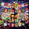 European Cup Football Theme Party Decoration Football Flag Banner Latte