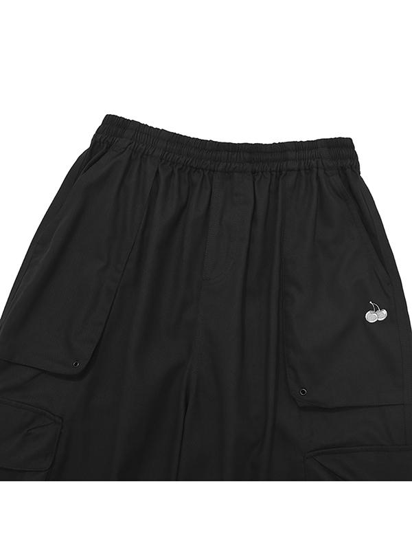 KIRSH Cotton Cargo Pants [Black]