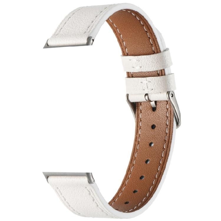 Leather Replacement Strap Sophisticated Leather Watch Band Stylish Leather Wristband Smartwatch Strap for Watch Fit3