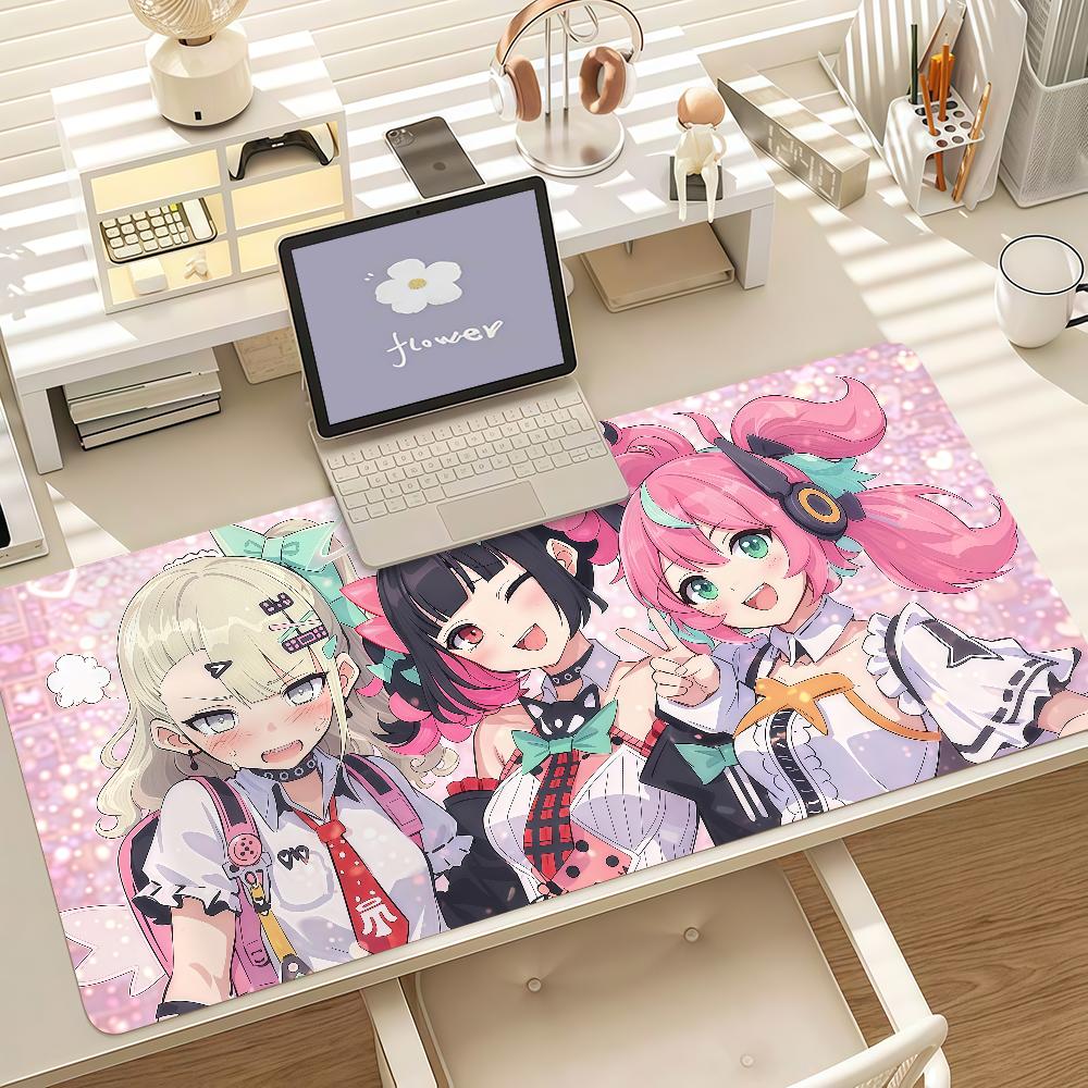 Game Zenless Zone Zero Angels Of Delusion Mouse Pad Anti Slip Rubber Edge Locked Thickened Laptop Gaming Desk Mat