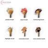 12 Pcs Makeup Brushes Complete Set Of Foundation Loose Powder Blush Concealer Eye Shadow Professional Set With Storage Bag