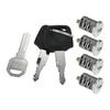 4Pcs Car Rack System's Lock Cylinder Kit Replacement SKS Cylinder Lock Fit for Yakima Frame System Auto Lockable Accessories