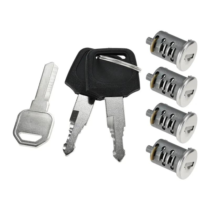 4Pcs Car Rack System's Lock Cylinder Kit Replacement SKS Cylinder Lock Fit for Yakima Frame System Auto Lockable Accessories