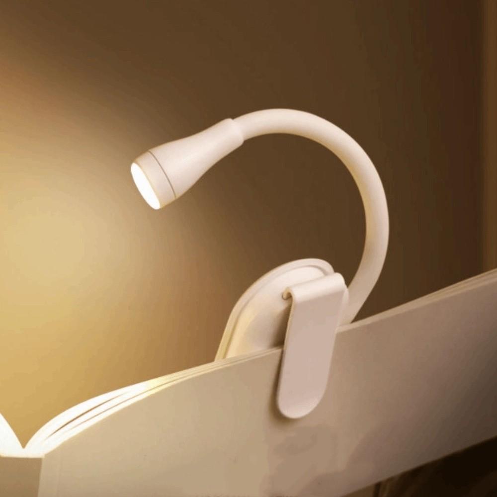 ABS Shell Mini LED Book Light 3 Color Study Lamp 360° Flip Eye Protection Lamp  Study Use