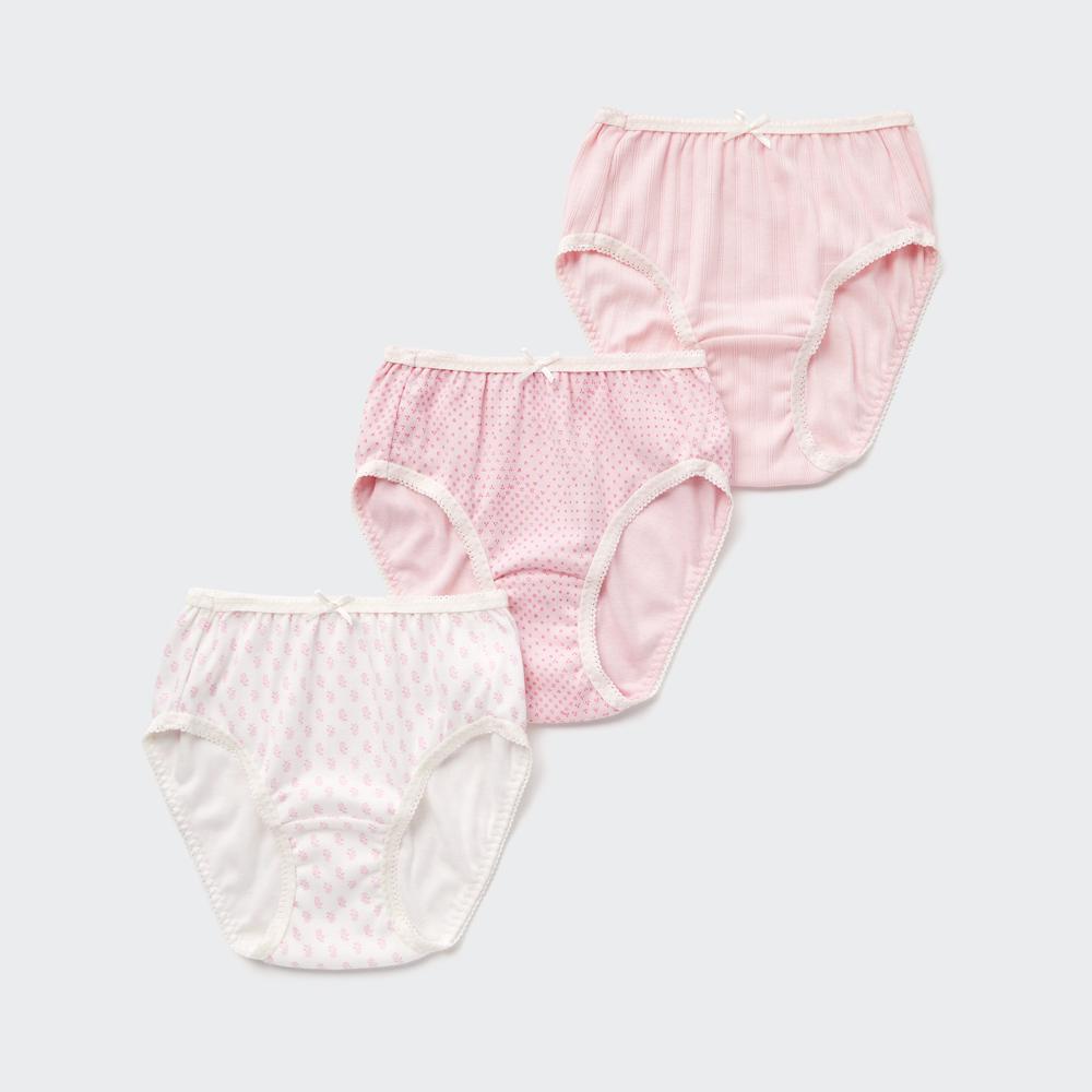 

UNIQLO GIRLS Шорты 3P Обычный Цветок
