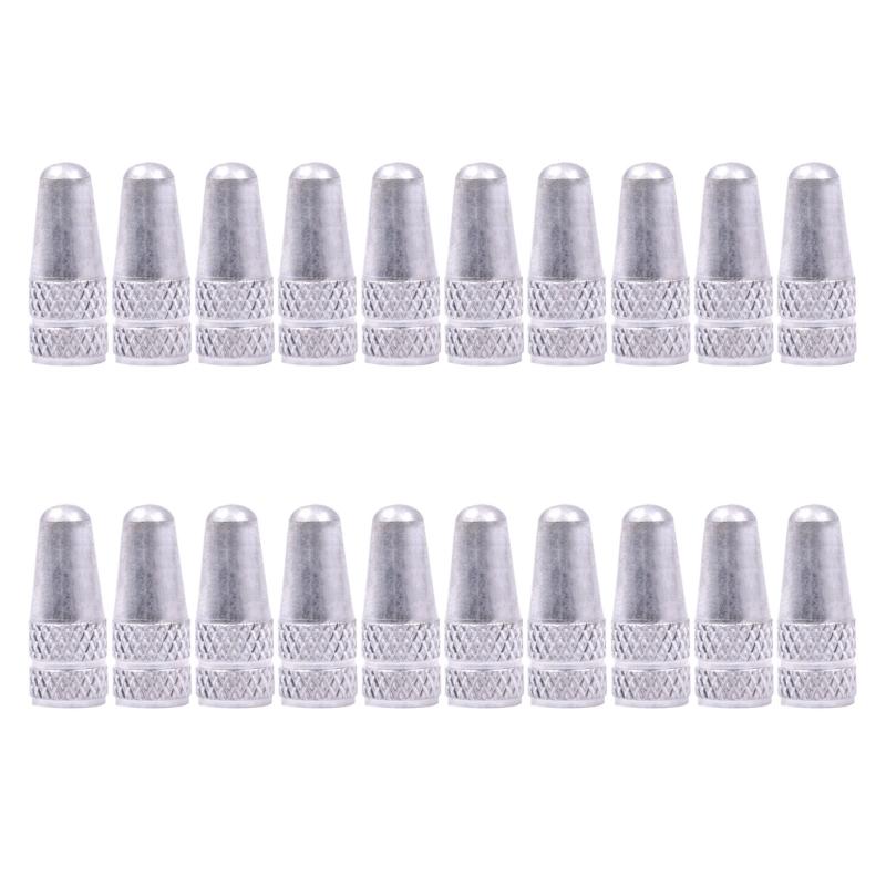 20pcs Cycling Tire Protecting Valves Protective Caps Rustproof Valves Caps Bicycles Accessories