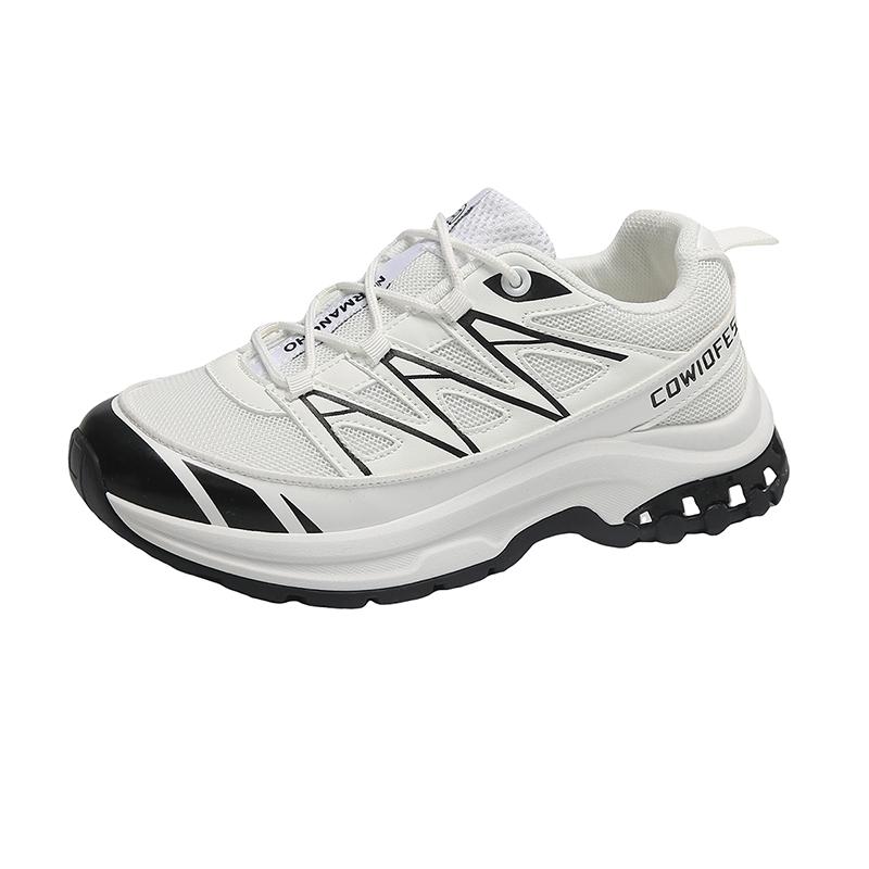 

Мода 2024 Женские кроссовки для трейлраннинга Уличные нескользящие спортивные кроссовки Сетчатые альпинистские кроссовки для бега 40 белый