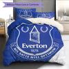 Everton F.C.  Pattern Bedding Quilt Set  Home Decoration  Gift (1 * Duvet Cover + 2 * Pillowcase  Without Core)