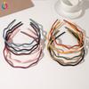 Simple Wavy Hair Bands Head Hoop Sports Headband Hairband for Women Candy Colors Headbands for Girls Hair Accessories