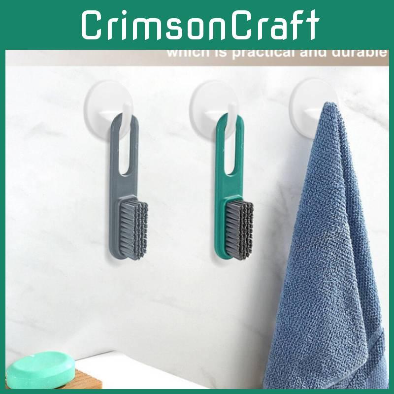 Modern Simple 6 Pcs Plastic Hook With Strong Adhesive For Bathroom And Kitchen Use