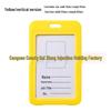 Double-Sided Transparent Colored ID Badge Holder Sleeve