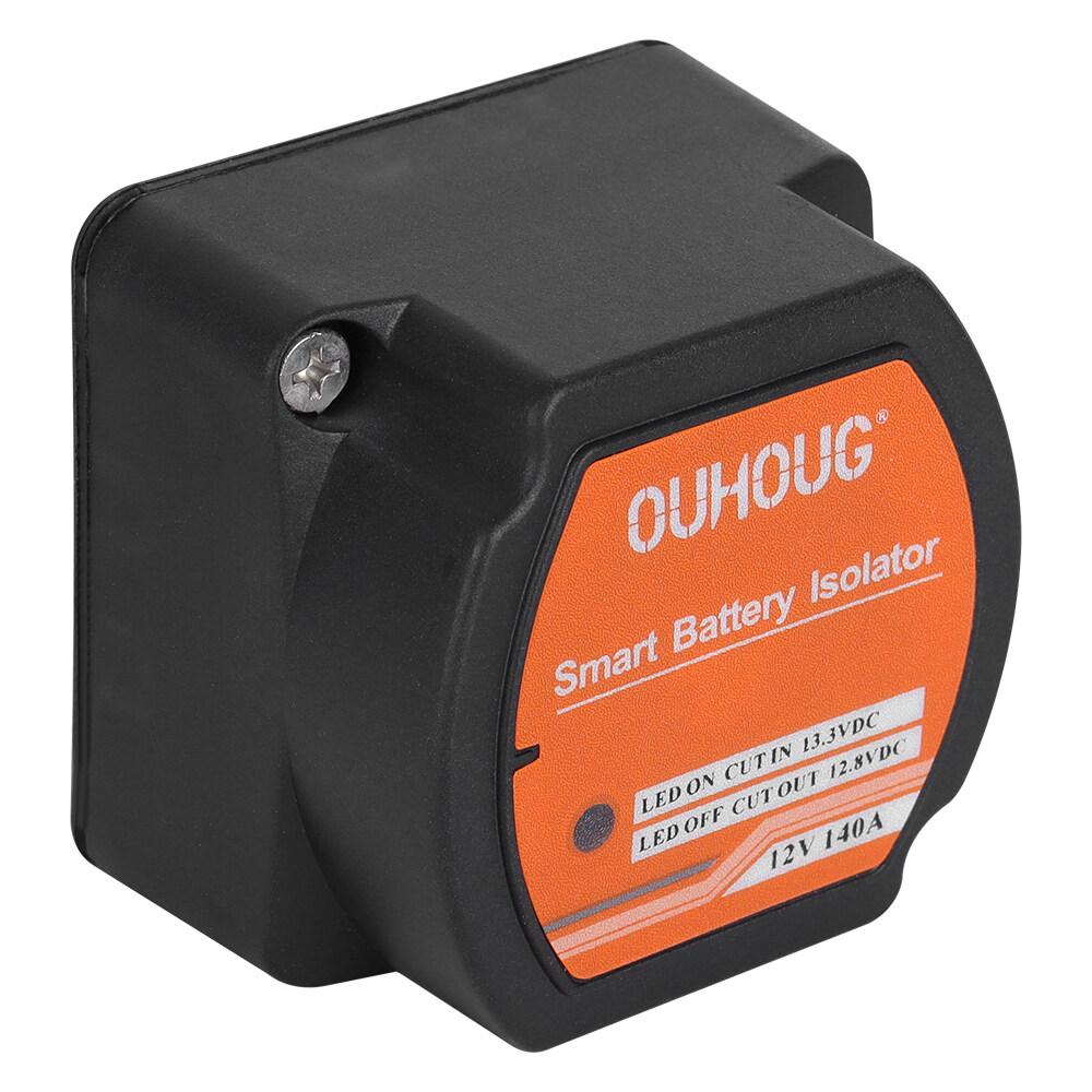 Voltage Sensitive Split Charge Relay Set 12V AMP VSR 110Amp for Camper Car RV Yacht Steamer Smart 2 Battery Bank Isolator Charge