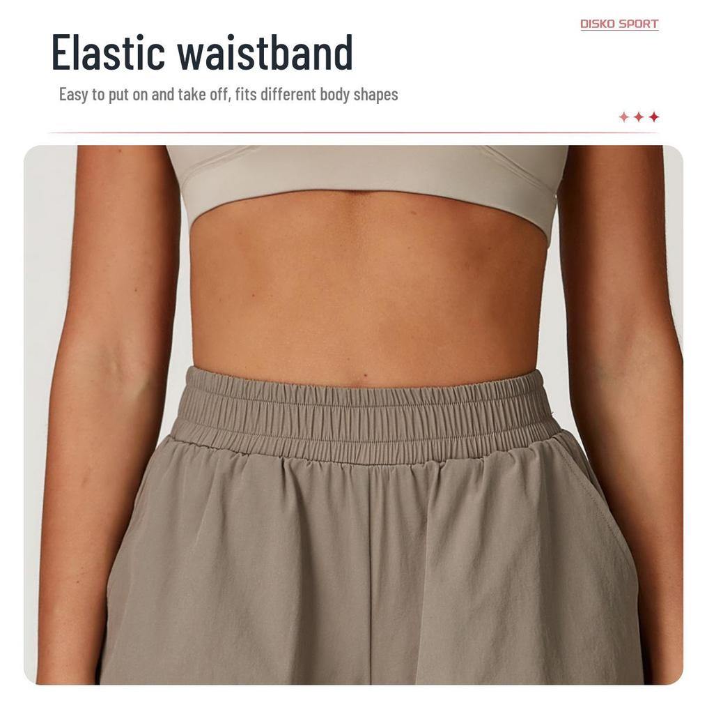 ZeChuang Women's Quick-Dry Sun Protection Running Shorts - Breathable, Cool, Anti-Exposure Fitness Wear