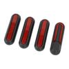 4PCS Scooter Reflective Stickers for Xiaomi Electric Scooter Front Rear Wheel Hub Cover Protective Case