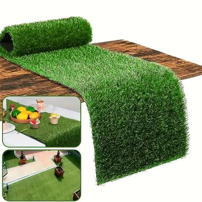 Kunstgras Tafel Runner Duurzaam Makkelijk Schoon te Maken Rechthoekige Tafel Decoratie voor Kerst Bruiloften Buiten Golf & Voetbal Feesten