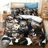 BEASTARS Luxury Bedding Set Japan Anime Cartoon Duvet Cover Set Comforter Bedspread Linen Twin Single Size Printed Home Textile7